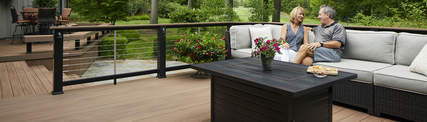 See how TimberTech low maintenance deck material comes close to being maintenance free decking